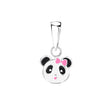Panda lány gyerek ezüst medál - Ezüstbazár
