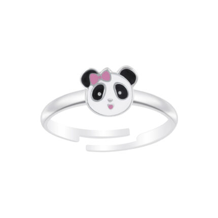 Pandalány gyerek ezüst gyűrű