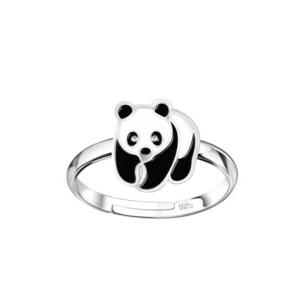 Pandamacis gyerek ezüst gyűrű