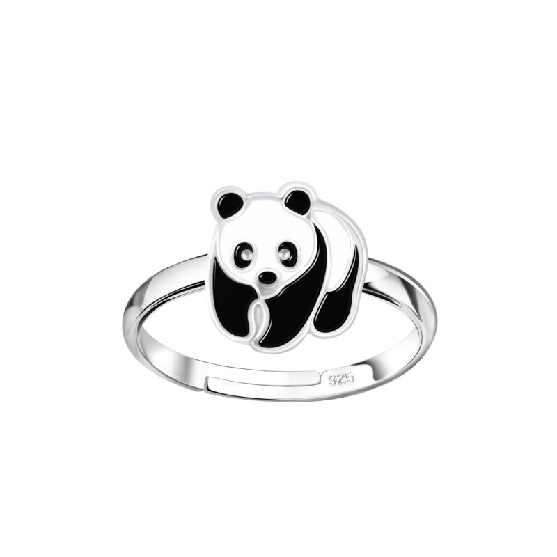 Pandamacis gyerek ezüst gyűrű